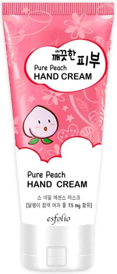 Crema de maini cu piersici Pure Skin, 100ml, Esfolio