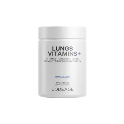 Lungs Vitamins formula complexa pentru imbunatatirea respiratiei, 90 capsule, CodeAge