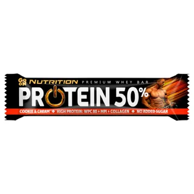 Baton proteic 50% cu biscuiti si frisca Nutrition, 40g, Sante