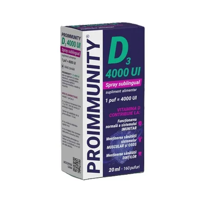 PROIMMUNITY D3 4000UI SPRAY SUBLINGUAL 20ML
