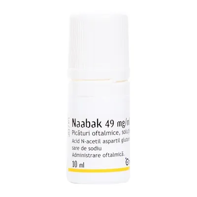 NAABAK 49MG/ML PICATURI OFTALMICE 10ML