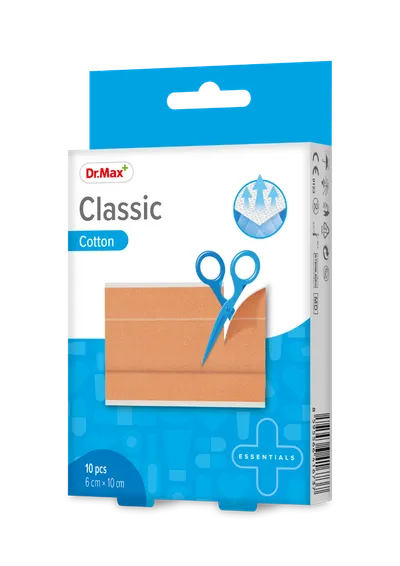 Dr. Max Plasturi clasici sterili 6 x 10cm, 10 bucati