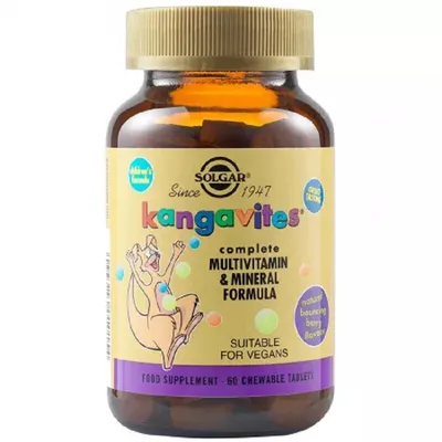 SOLGAR MULTIVITAMINE KANGAVITES 60 TABLETE