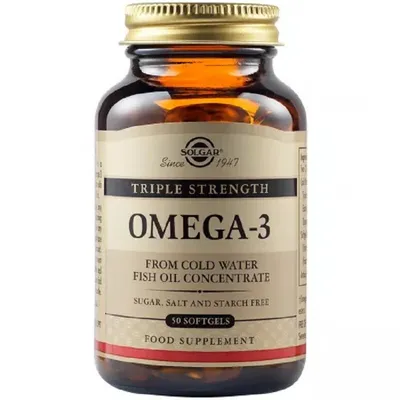 SOLGAR OMEGA-3 TRIPLU CONCENTRAT 950MG 50 CAPSULE MOI