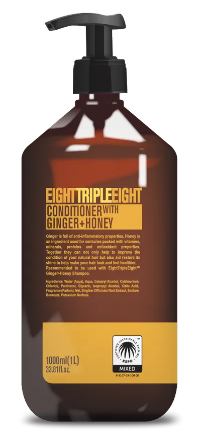 Balsam cu ghimbir si miere, 1000ml, Eight Triple Eight