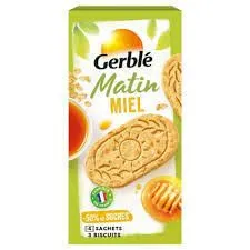 Biscuiti cu miere - 50% zaharuri, 200g, Gerble Expert Dietetic