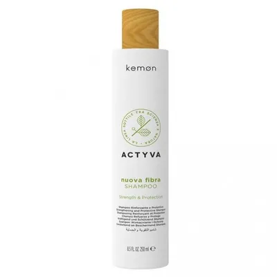 Sampon restructurant pentru par deteriorat Actyva Nuova Fibra, 250ml, Kemon