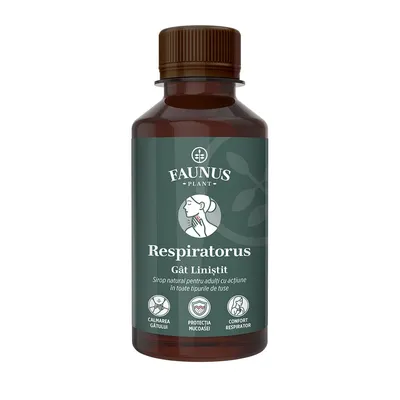 Sirop Respiratorus, 200 ml, Faunus Plant
