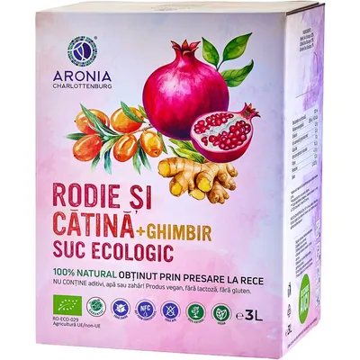 Suc de Rodie, Catina si Ghimbir Eco, 3l, Aronia Charlottenburg