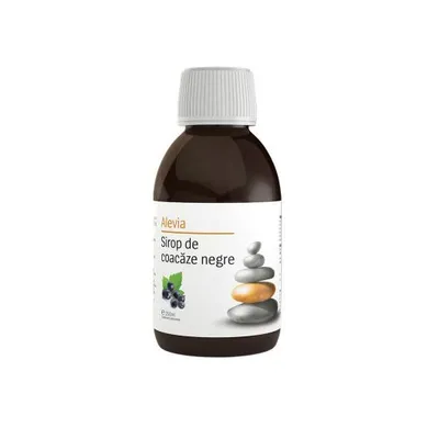 Sirop de coacaze negre, 250ml, Alevia