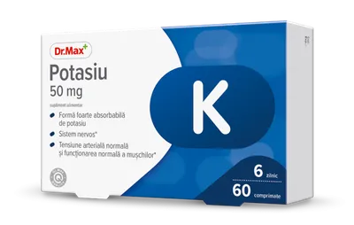 Dr.Max Potasiu 50 mg, 60 comprimate filmate