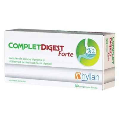COMPLET DIGEST FORTE 30 COMPRIMATE FILMATE HYLLAN