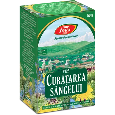 Ceai de Curatarea Sangelui 125, 50g, Fares