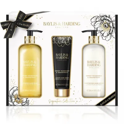 Set cadou Baylis & Harding cu Mandarina dulce si Grapefruit, 3 piese, BH21MGHAND3PC