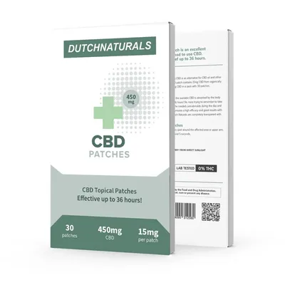 Plasturi cu CBD, 450 mg, 30 bucati, Dutch Natural Healing