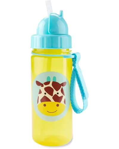 Sticla cu pai Zoo Girafa, 384.5ml, Skip Hop