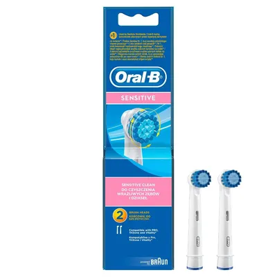Rezerva periuta de dinti electrica EBS17-2 Sensitive, 2 bucati, Oral-B