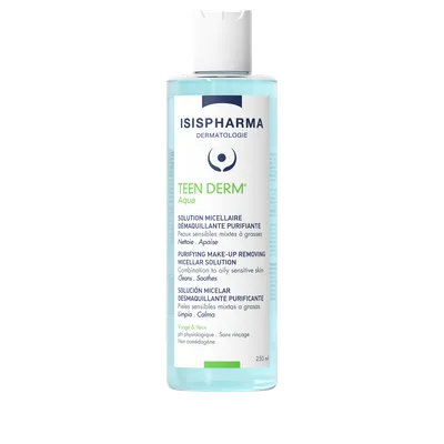 Solutie micelara purifianta Teen Derm Aqua, 250 ml, IsisPharma