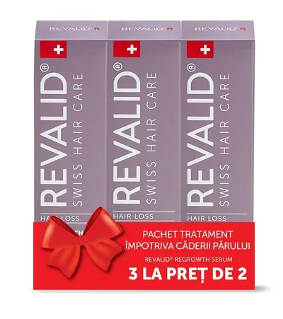 REVALID REGROWTH SERUM 50ML PACHET 2+1 CADOU