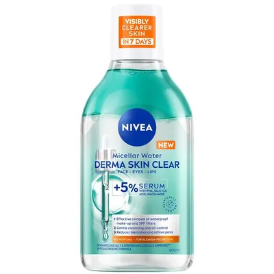 Apa micelara Derma Skin Clear, 400ml, Nivea
