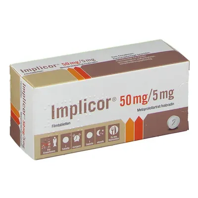 Implicor 50mg/5mg, 56 comprimate filmate, Les Laboratoires Servier