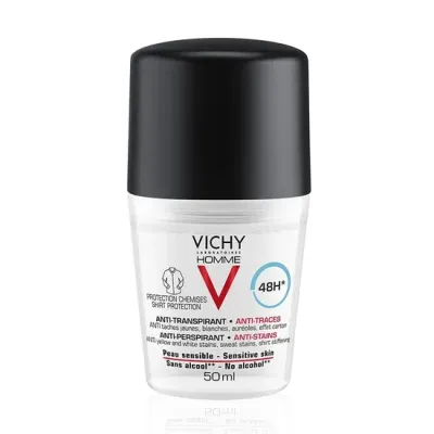 Roll-on 48h Anti-Pete, Homme, Vichy