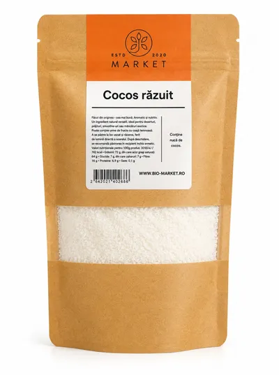 Cocos Răzuit, 250 g, Bio-Market