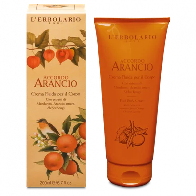 L'Erbolario Crema de corp Accordo Arancio, 200ml