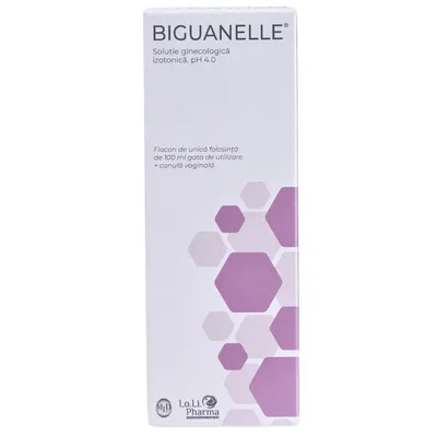 Solutie izotonica ginlogica cu pH 4 Biguanelle, 100 ml, Lo Li Pharma
