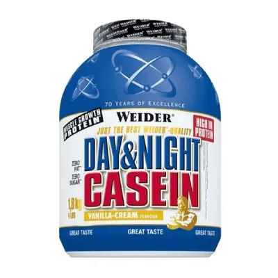 Cazeina cu aroma de Vanilla-Cream Day & Night, 1.8kg, Weider