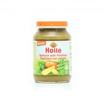 Piure din spanac si cartofi, 190g, Holle Baby Food
