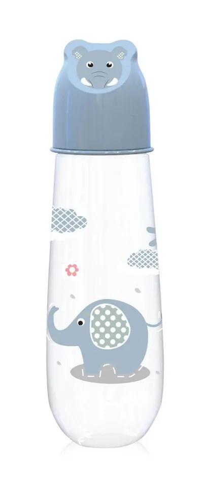 Biberon pentru +0 luni Animals Moonlight Blue, 250ml, Lorelli
