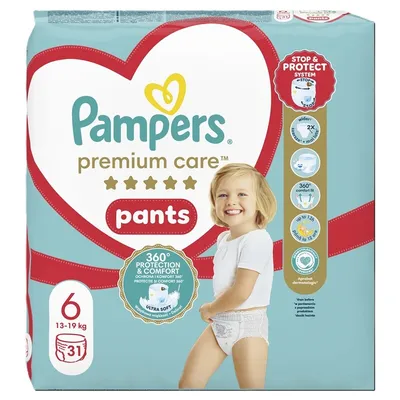 PAMPERS PREMIUM CARE PANTS 15+KG 31 BUCATI MARIMEA 6