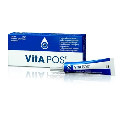 Vita-Pos unguent oftalmic cu vitamina A, 5g, Croma