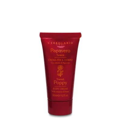 L'Erbolario Crema de corp Mini Papavero, 30ml