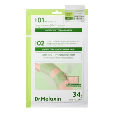 Masca hidrogel cu mucina de cactus Cactox Pore Relief, 36 g, Dr. Melaxin