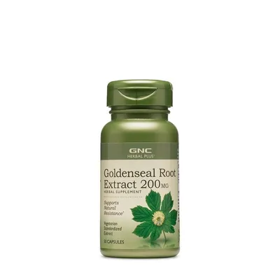 GNC HERBAL PLUS GOLDENSEAL EXTRACT STANDARDIZAT DE GENTIANA 200 MG 50 CAPSULE