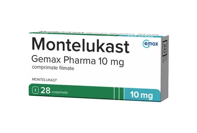 Montelukast 10mg, 28 comprimate filmate, Gemax