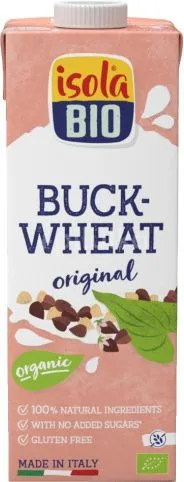 Bautura vegetala din hrisca, 1000ml, Isola Bio