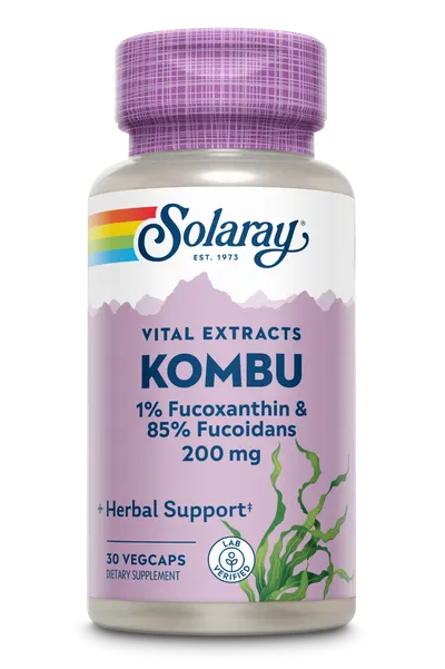 Kombu Fucoxanthin Solaray, 30 capsule, Secom