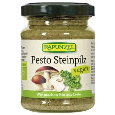 Pesto vegan cu hribi ECO, 120g, Rapunzel