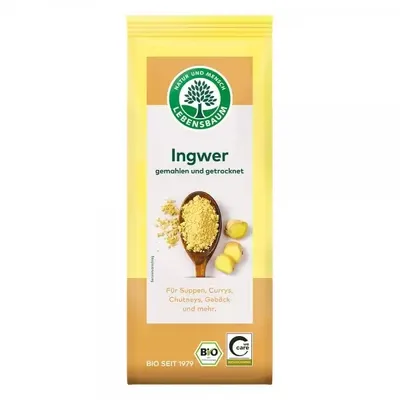 Ghimbir macinat eco, 40g, Lebensbaum