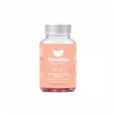 Jeleuri cu colagen Anti-Aging Beauty, 60 bucati, SanoVita