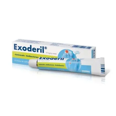 Exoderil crema, 10 mg/g, Sandoz