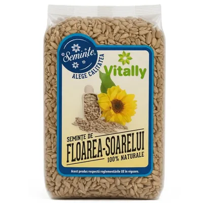 Seminte de floarea soarelui decojite, 500 g, Vitally