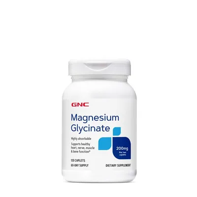 GNC MAGNEZIU BISGLICINAT PENTRU RELAXAREA MUSCULARA SI SUSTINEREA SISTEMULUI NERVOS 120 CAPSULE