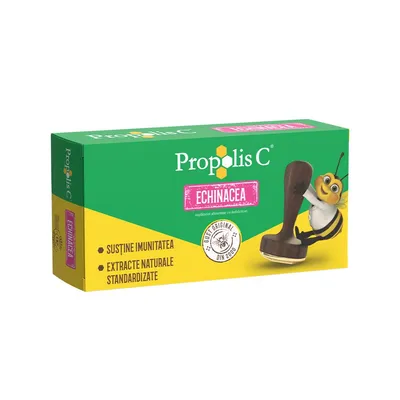 Propolis C Echinacea, 30 comprimate, Fiterman