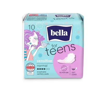 BELLA ABSORBANTE IGIENICE FOR TEENS SENSITIVE 10 BUCATI