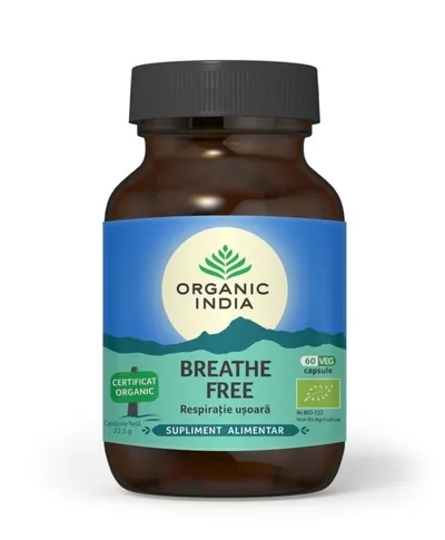 RESPIRATIE USOARA 60 CAPSULE BIO ORGANIC INDIA