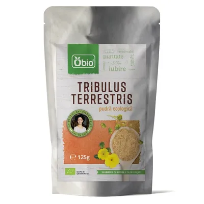 Pudra de tribulus terrestris, 125 g, Obio